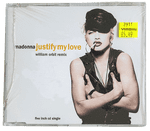 JUSTIFY MY LOVE - UK / EU CD SINGLE (W9000CD) (SEALED)