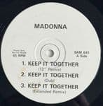 KEEP IT TOGETHER - UK PROMO 12" VINYL (SAM641)