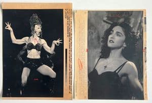 LIKE A PRAYER & GIRLIE SHOW - ASSOCIATED PRESS WIRE LASER PHOTO'S (x2)