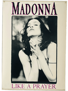 LIKE A PRAYER - HERB RITTS 1989 PRAYING PROMO POSTER