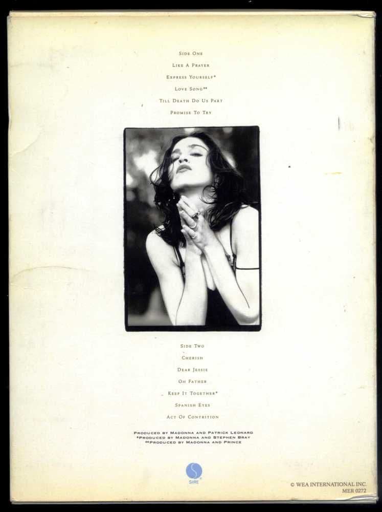 LIKE A PRAYER - UK PROMO ONLY BOX SET MER0272