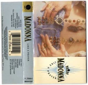 LIKE A PRAYER - USA CASSETTE ALBUM (1)