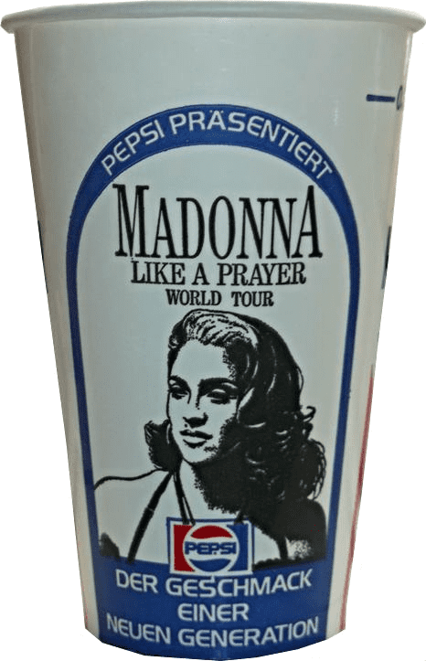 LIKE A PRAYER WORLD TOUR - ORIGINAL 1989 PEPSI CUP