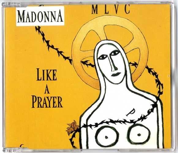 LIKE A PRAYER Yellow - UK / GERMANY CD SINGLE 1