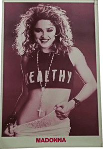 LIKE A VIRGIN 'HEALTHY' - USA ORIGINAL 1980's POSTER