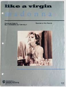 LIKE A VIRGIN - USA 1984 SHEET MUSIC