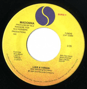 LIKE A VIRGIN - USA PROMO 7" VINYL