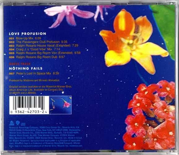LOVE PROFUSION - USA 7 TRACK CD MAXI SINGLE