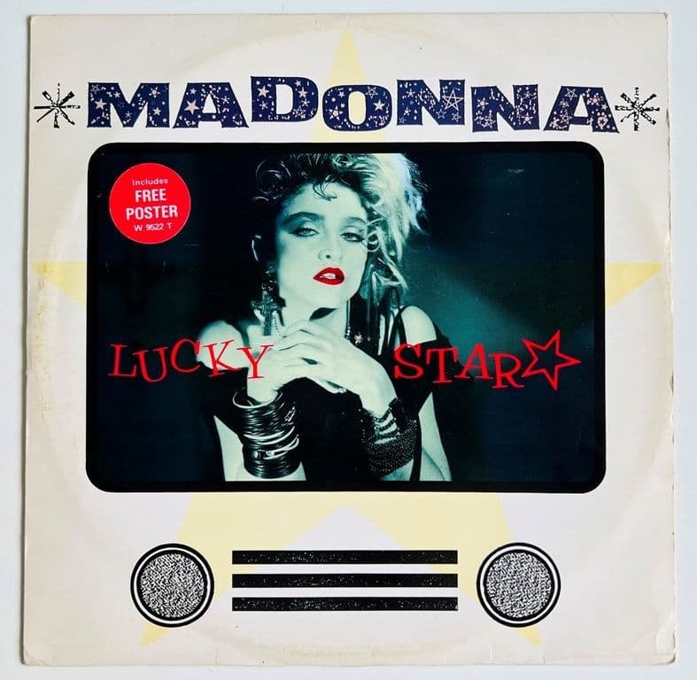 美盤　マドンナ　Borderline / Lucky Star　カナダ盤 12” 美盤 MADONNA マドンナ Borderline / Lucky Star 1984年 カナダ