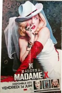 MADAME X ALBUM - FRANCE IN-STORE PROMO POSTER