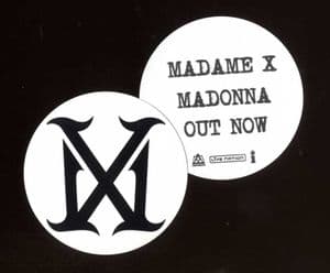 MADAME X - USA PROMO CIRCULAR LOGO STICKER