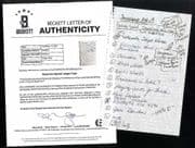 MADONNA - 1992 HANDWRITTEN NOTES (BECKETT AUTHENTICATED)