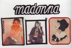 MADONNA - 80's / 90's SEW ON PATCHES (x4)