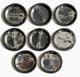 MADONNA - BOY TOY  80's / 90's LARGE BUTTON BADGE SET (x8)