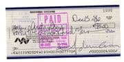 MADONNA CICCONE - 1986 SIGNED CHECK / CHEQUE