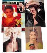 MADONNA EIGHTIES - PULLOUT LARGE POSTERS (x4)