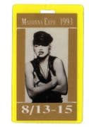 MADONNA EXPO 1993 - EXHIBITOR LAMINATE PASS