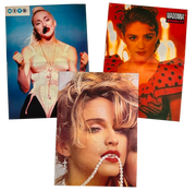 MADONNA MAGAZINE POSTERS - FULL DOUBLE PAGE PULLOUT POSTERS (x12)