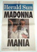 MADONNA MANIA HERALD SUN - IN-STORE PROMO POSTER