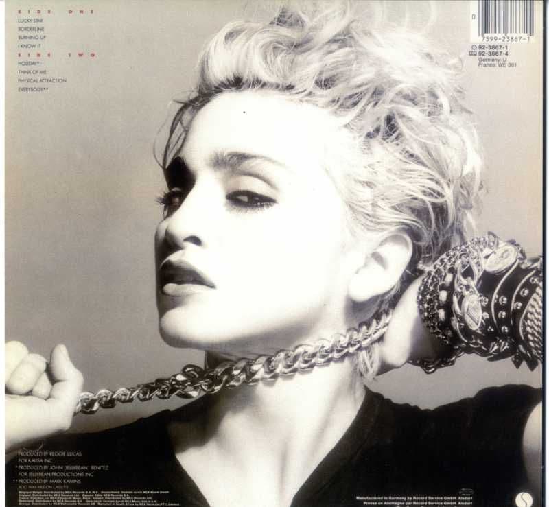 MADONNA - ORANGE COLOUR VINYL DEBUT LP