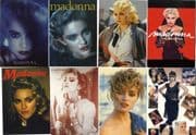 MADONNA POSTCARDS - EIGHTIES ERA SET (x8)
