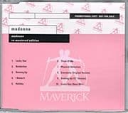 MADONNA (Re-Mastered Edition) - PROMO CD ALBUM
