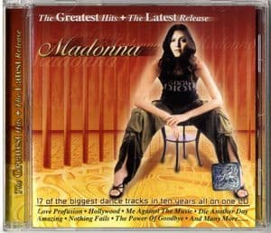MADONNA : THE GREATEST HITS + LATEST RELEASES - COVERS CD ALBUM
