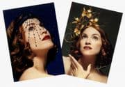 MAX FACTOR POSTCARDS - UK 6"x 4" (SET OF 2)