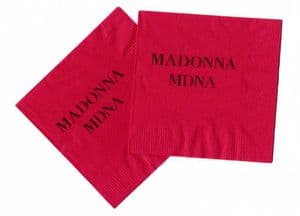 MDNA NAPKIN - USA PROMO COCKTAIL NAPKINS (x2)