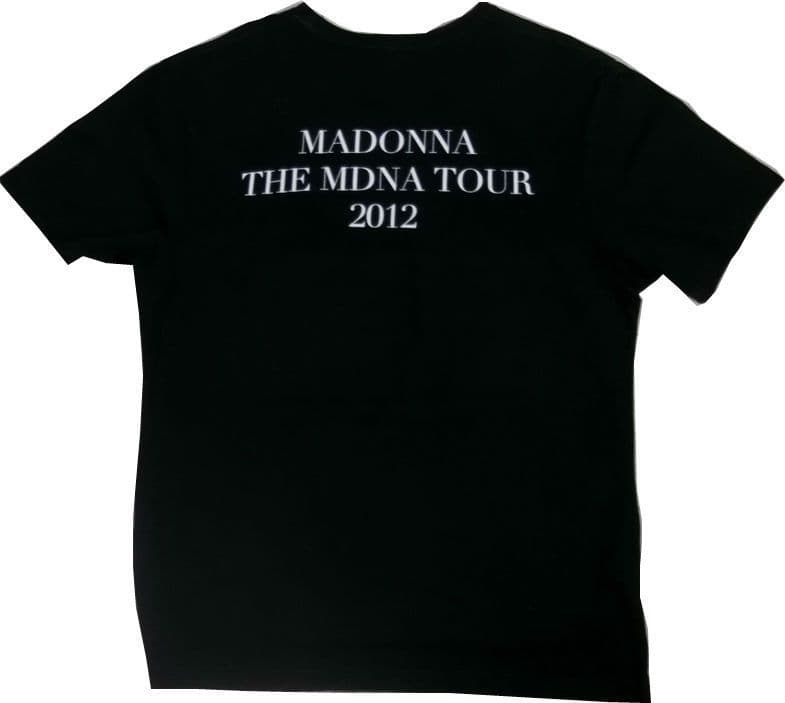 ち*ほ様 希少 Madonna MDNA Tour 2012 Tシャツ ブラック MDNA TOUR - LIMITED EDITION OBAMA T-SHIRT
