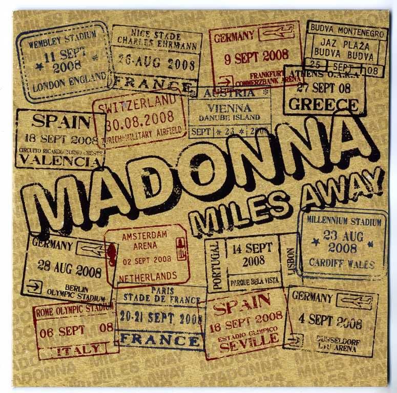 MADONNA MILES AWAY & 4 MINUTES ピクチャーレコード MADONNA MILES AWAY & 4 MINUTES ピクチャーレコード MADONNA