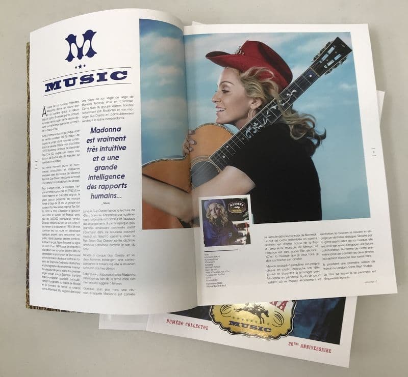 MADONNA 20th アニバーサリー　コレクターズ　エディション Madonna Q Magazine Cover UK 2003 20th Collector\u0027s Edition At Home In Bed