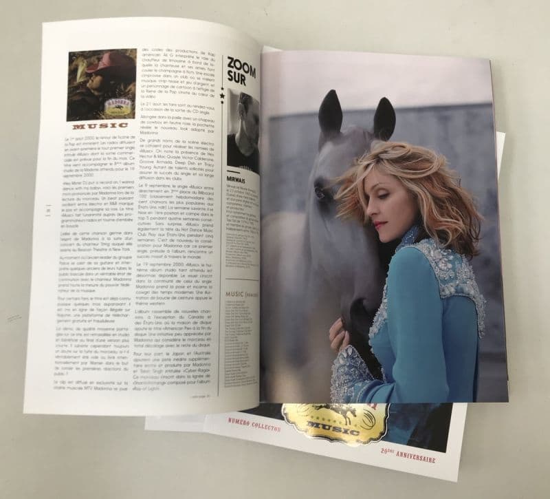 MADONNA 20th アニバーサリー　コレクターズ　エディション Madonna Q Magazine Cover UK 2003 20th Collector\u0027s Edition At Home In Bed