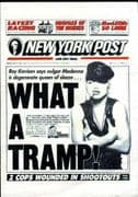 NEW YORK POST - WHAT A TRAMP REPLICA POSTER
