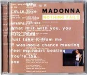 NOTHING FAILS - USA CD MAXI SINGLE