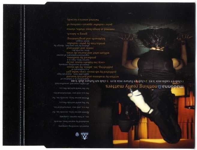 NOTHING REALLY MATTERS - UK CD SINGLE W471CD2