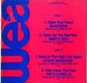 OPEN YOUR HEART - BRAZIL V/A PROMO 12" VINYL (1.046)