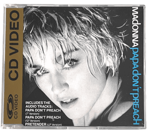 PAPA DON'T PREACH - UK CD VIDEO SINGLE