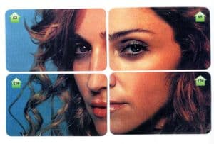 RAY OF LIGHT PHONECARDS - UK LIMITED EDITION SET of FOUR