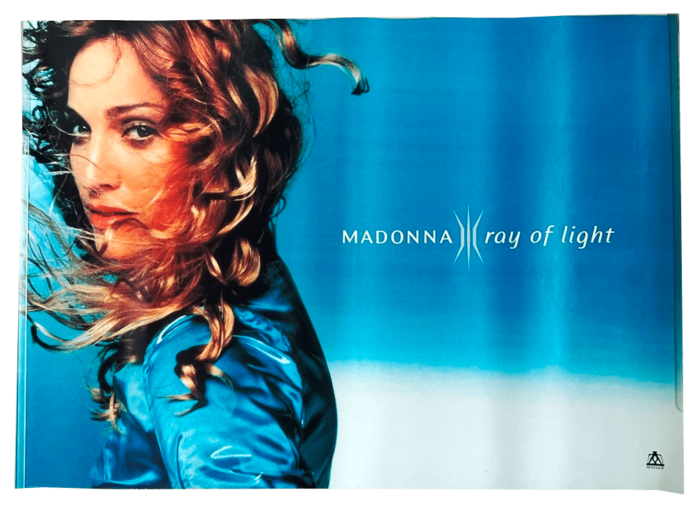 RAY OF LIGHT - UK 1998 ALBUM PROMO POSTER