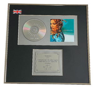 RAY OF LIGHT - UK OFFICIAL PLATINUM IN-HOUSE SALES AWARD