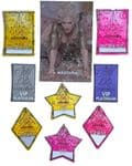 RE-INVENTION TOUR 2004 - VIP, GUEST, & WORKING BACKSTAGE SATIN PASS SET (x8)