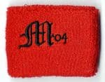 RE-INVENTION TOUR - RED SWEATBAND / WRIST BAND (1)