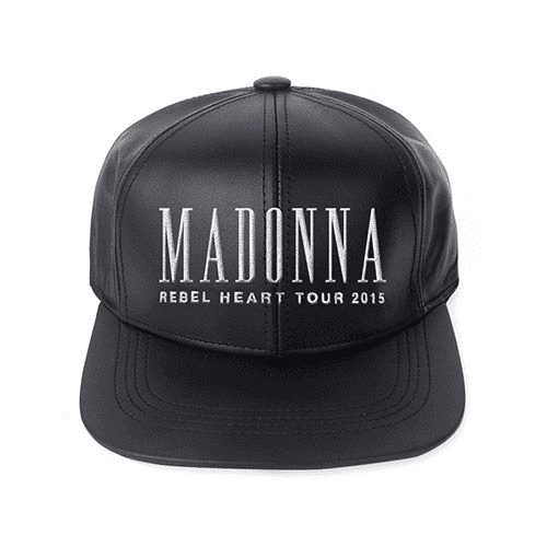 REBEL HEART TOUR - BLACK LEATHER CAP