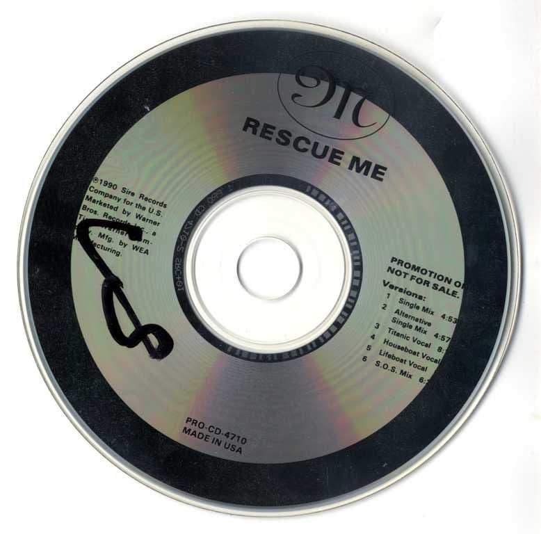 RESCUE ME - USA 6 TRACK PROMO CD PRO-CD-4710