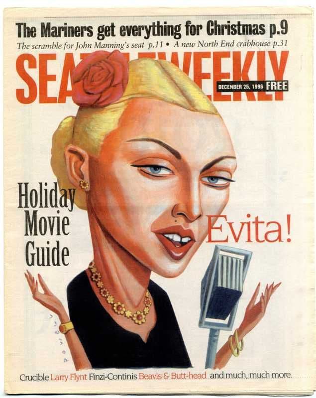 SEATTLE WEEKLY - USA NEWSPAPER DECEMBER 1996