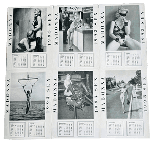 SEX BOOK 1993  CALENDAR- PROTOTYPE PRINTERS PROOF FULL SET