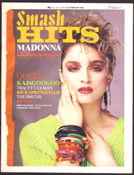 マドンナ　表紙 UK雑誌 　No1 Number One (1985) マドンナ 表紙 UK雑誌 No1 Number One (1985)