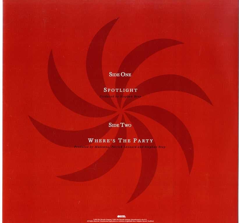 SPOTLIGHT / WHERE S THAT PARTY - RED 12