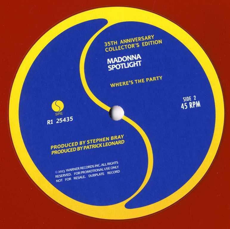 SPOTLIGHT / WHERE S THAT PARTY - RED 12